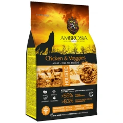 Ambrosia Grain Free Dog Adult Chicken & Vegies 12kg Ambrosia Grain Free Dog Adult Chicken & Vegies 12kg