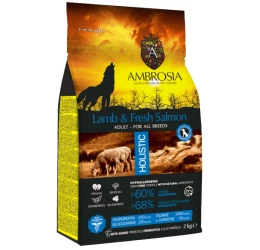 Ambrosia Grain Free Dog Adult Lamb & Fresh Salmon 2kg
