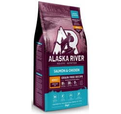 Alaska River Grain Free Cat Adult Sterilised Salmon & Chicken 2kg