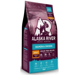 Alaska River Grain Free Cat Adult Sterilised Salmon & Chicken 2kg