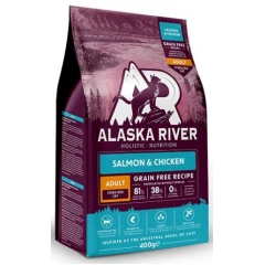 Alaska River Grain Free Cat Adult Sterilised Salmon & Chicken 400gr Alaska River Grain Free Cat Adult Sterilised Salmon & Chicken 400gr