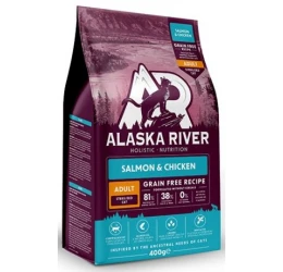 Alaska River Grain Free Cat Adult Sterilised Salmon & Chicken 400gr Alaska River Grain Free Cat Adult Sterilised Salmon & Chicken 400gr