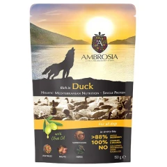 Υγρή Τροφή Σκύλου Ambrosia Pouch Mediterranean Grain Free Adult Duck 150gr Υγρή Τροφή Σκύλου Ambrosia Pouch Mediterranean Grain Free Adult Duck 150gr