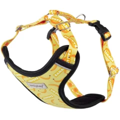 Σαμαράκι Σκύλου Amiplay Harness Discovery Be Happy Banana Large 45-65cm