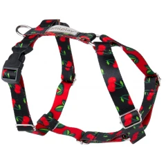 Σαμαράκι Σκύλου Amiplay Harness Guard Be Happy Cherry Medium 2x35-55cm