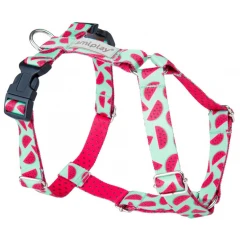 Σαμαράκι Σκύλου Amiplay Harness Guard Be Happy Watermelon Medium 2x35-55cm
