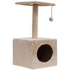 Γατόδεντρο - Ονυχοδρόμιο Lisbel Beige 30x30x60cm