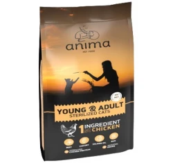 Anima Young & Adult Cats Sterilized Chicken 2kg Anima Young & Adult Cats Sterilized Chicken 2kg