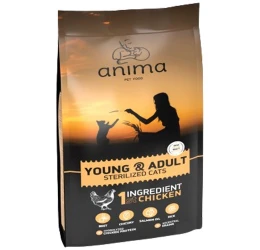 Anima Young & Adult Cats Sterilized Chicken 10kg Anima Young & Adult Cats Sterilized Chicken 10kg