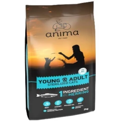 Anima Young & Adult Cats Sterilized Herring 10kg