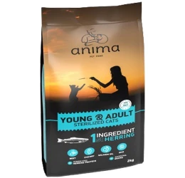 Anima Young & Adult Cats Sterilized Herring 10kg Anima Young & Adult Cats Sterilized Herring 10kg