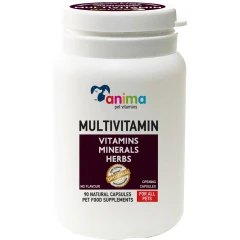 Συμπλήρωμα Διατροφής Anima Pet Multivitamins 90 Κάψουλες Για Σκύλους Και Γάτες