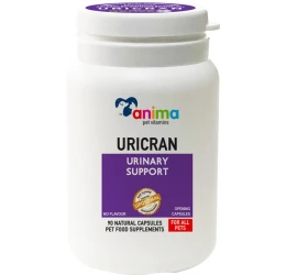 Συμπλήρωμα Διατροφής Anima Pet Uricran 90 Κάψουλες για Σκύλους και Γάτες