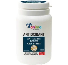 Συμπλήρωμα Διατροφής Anima Pet Vitamin Antioxidant 90 Κάψουλες Για Σκύλους Και Γάτες