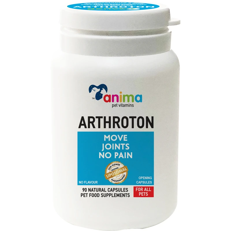 Συμπλήρωμα Διατροφής Anima Pet Vitamin Arthroton 90 Κάψουλες για Σκύλους και Γάτες ΣΚΥΛΟΙ