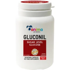 Συμπλήρωμα Διατροφής Anima Pet Vitamin Gluconil 90 Κάψουλες Για Σκύλους Και Γάτες