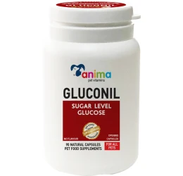 Συμπλήρωμα Διατροφής Anima Pet Vitamin Gluconil 90 Κάψουλες Για Σκύλους Και Γάτες