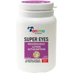 Συμπλήρωμα Διατροφής Anima Pet Vitamin Super Eyes 90 Κάψουλες Για Σκύλους Και Γάτες