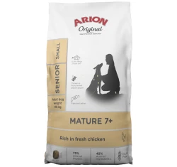 Arion Original Mature 7+ Senior Small Κοτόπουλο 7kg + Δώρο Nobby Dental Sticks M Arion Original Mature 7+ Senior Small Κοτόπουλο 7kg + Δώρο Nobby Dental Sticks M