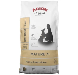 Arion Original Mature 7+ Senior Small Κοτόπουλο 7kg + Δώρο Nobby Dental Sticks M Arion Original Mature 7+ Senior Small Κοτόπουλο 7kg + Δώρο Nobby Dental Sticks M