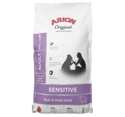Arion Original Sensitive Adult Medium Αρνί 12kg +2kg Δώρο Arion Original Sensitive Adult Medium Αρνί 12kg +2kg Δώρο