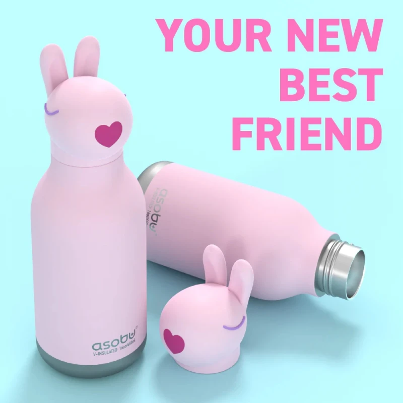 Θερμός Παγούρι Asobu Bestie Bunny Bottle 460ml Για Σένα