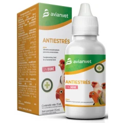 Avianvet Antiestres Συμπλήρωμα 15ml Κατά του Στρες για Πτηνά Avianvet Antiestres Συμπλήρωμα 15ml Κατά του Στρες για Πτηνά