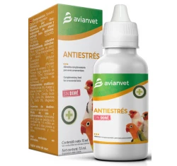 Avianvet Antiestres Συμπλήρωμα 15ml Κατά του Στρες για Πτηνά Avianvet Antiestres Συμπλήρωμα 15ml Κατά του Στρες για Πτηνά