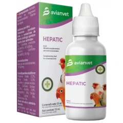 Avianvet Hepatic Liquido 15ml Προστατευτικό Ήπατος για Πτηνά
