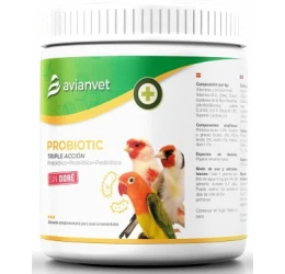 Avianvet Probiotic Triple Accion 50gr Προβιοτικό Τριπλης Δράσης για Πτηνά Avianvet Probiotic Triple Accion 50gr Προβιοτικό Τριπλης Δράσης για Πτηνά