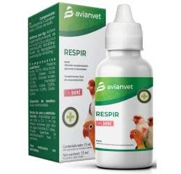 Avianvet Respir Συμπληρωματική Τροφή 15ml για Πτηνά Avianvet Respir Συμπληρωματική Τροφή 15ml για Πτηνά