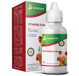 Avianvet Vitamina E + SE 15ml Βιταμινούχο Σκεύασμα για Πτηνά Avianvet Vitamina E + SE 15ml Βιταμινούχο Σκεύασμα για Πτηνά