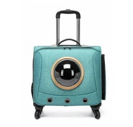Τσάντα Μεταφοράς Σκύλου & Γάτας Trolley Suitcase Square Light Blue 41x26x38cm Τσάντα Μεταφοράς Σκύλου & Γάτας Trolley Suitcase Square Light Blue 41x26x38cm