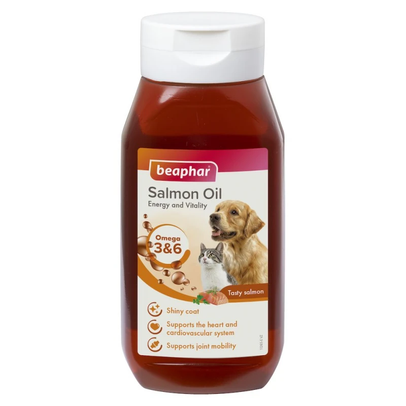 Λάδι Σολομού Beaphar Salmon Oil 430ml για Σκύλους Και Γάτες ΣΚΥΛΟΙ