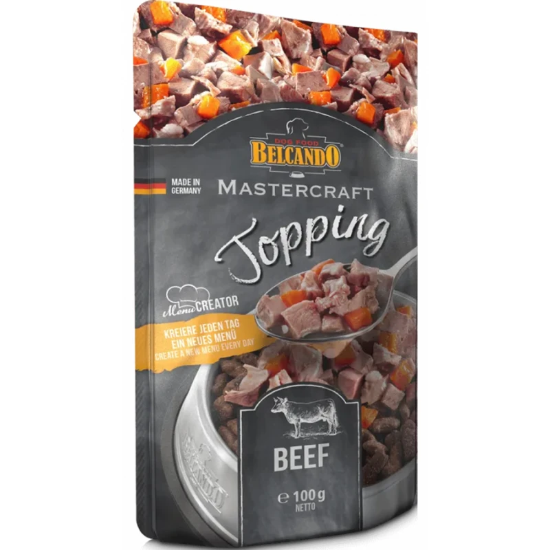 Belcando Mastercraft Topping Σάλτσα με Βοδινό & Καρότα 100gr 