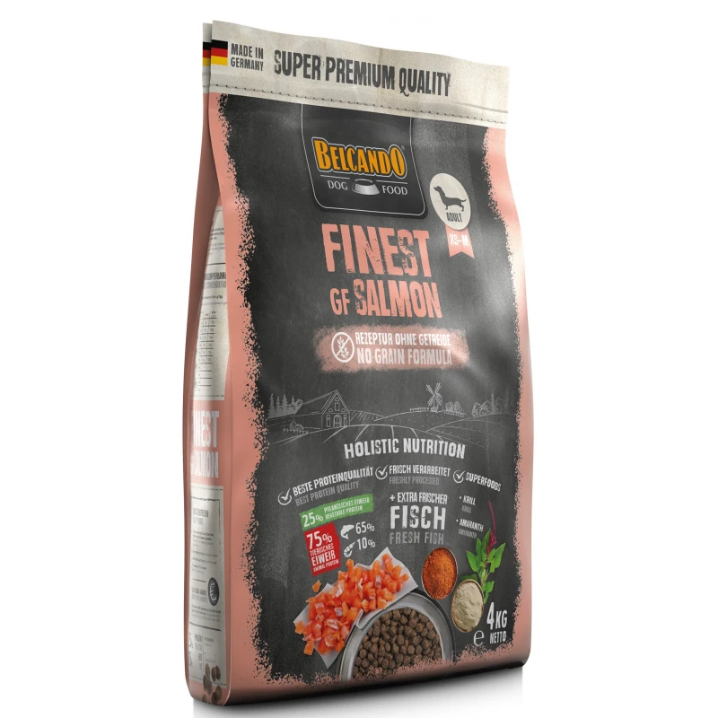 Belcando Finest Grain Free Salmon 4kg ΣΚΥΛΟΙ