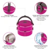 Travel Pet Bento Σετ Μπολ Αποθήκευσης 3 x 450ml Φούξια ΜΠΟΛΑΚΙΑ-ΤΑΙΣΤΡΕΣ