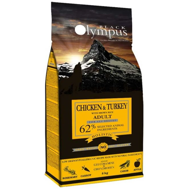 Black Olympus Adult Chicken & Turkey 12kg ΣΚΥΛΟΙ