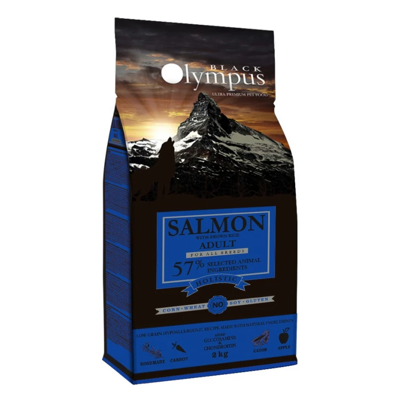 Black Olympus Adult All Breeds Salmon Monoprotein 12kg ΣΚΥΛΟΙ