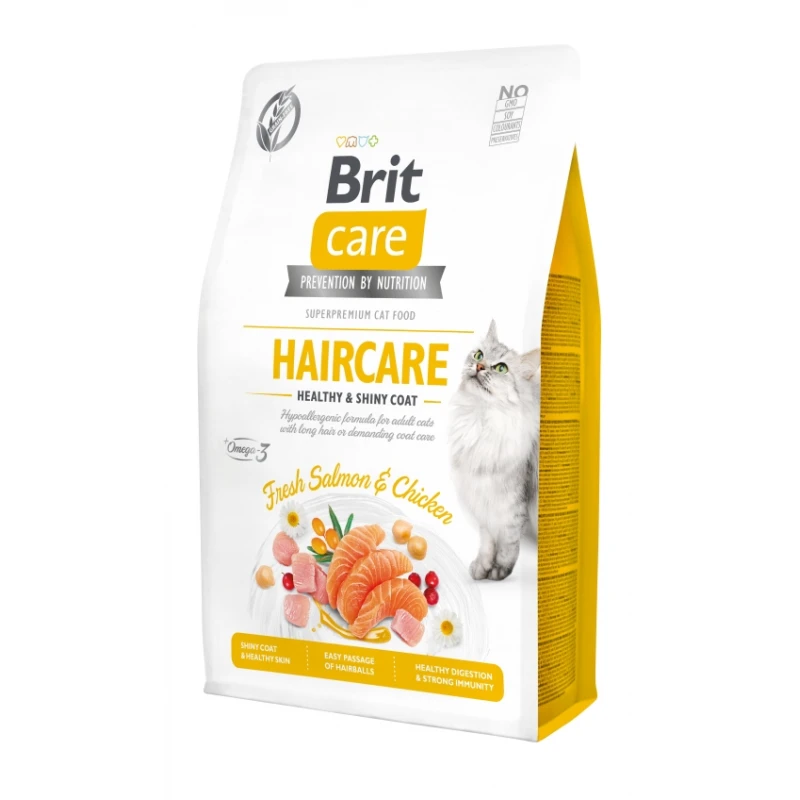 Brit Care Cat Hair Care 2kg ΞΗΡΑ ΤΡΟΦΗ ΓΑΤΑΣ
