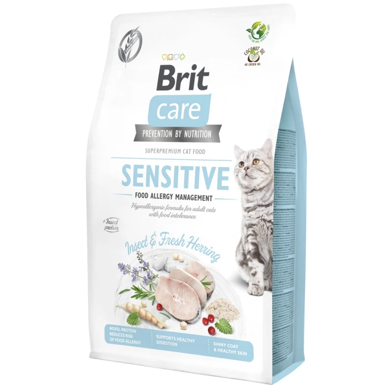 Ξηρά Τροφή Γάτας Brit Care Cat Grain Free Sensitive Insect 2kg ΓΑΤΕΣ