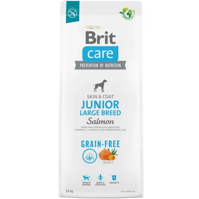 Brit Care Grain Free Junior Large Salmon & Potato 12kg  ΞΗΡΑ ΤΡΟΦΗ ΣΚΥΛΟΥ