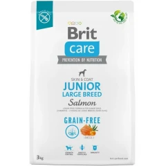 Brit Care Grain Free Junior Large Salmon & Potato 3kg  Brit Care Grain Free Junior Large Salmon & Potato 3kg