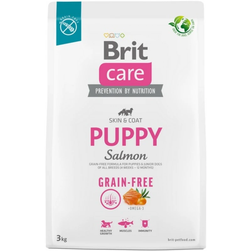 Brit Care Grain Free Puppy Salmon & Potato 3kg  ΞΗΡΑ ΤΡΟΦΗ ΣΚΥΛΟΥ