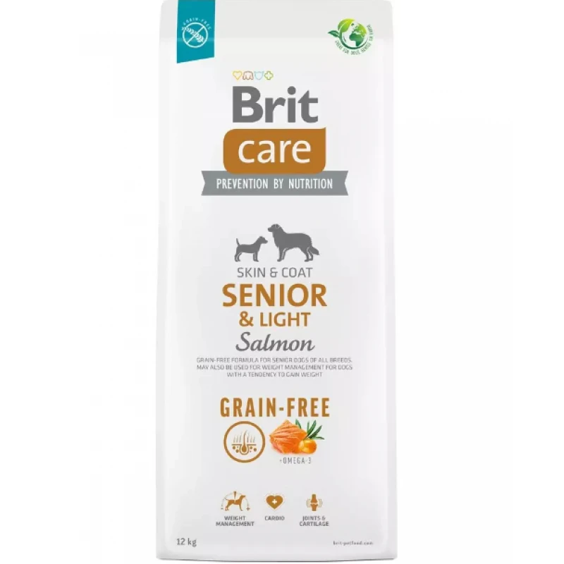 Brit Care Grain Free Senior & Light Salmon & Potato 12kg  ΞΗΡΑ ΤΡΟΦΗ ΣΚΥΛΟΥ