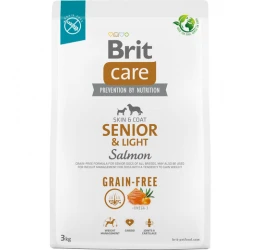 Brit Care Grain Free Senior & Light Salmon & Potato 3kg  Brit Care Grain Free Senior & Light Salmon & Potato 3kg