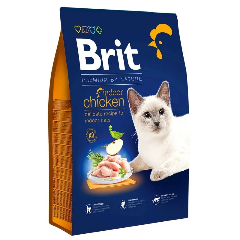 Brit Premium By Nature Cat Indoor Chicken 8kg ΓΑΤΕΣ