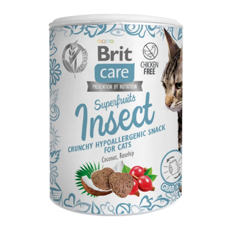 Λιχουδιές Brit Care Cat Superfruit Insect 100gr ΓΑΤΕΣ