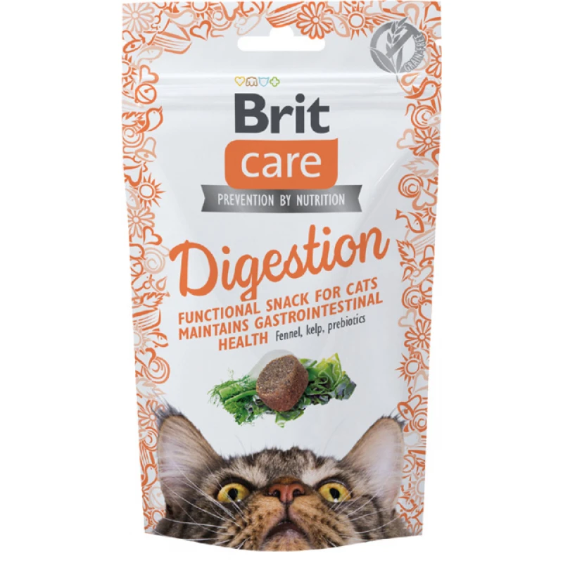 Λιχουδιές Γάτας Brit Care Cat Snack Functional Digestion 50gr ΓΑΤΕΣ
