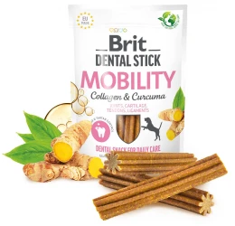 Λιχουδιές Σκύλου Brit Dental Sticks Mobility with Curcuma & Collagen 251gr 7τμχ  Λιχουδιές Σκύλου Brit Dental Sticks Mobility with Curcuma & Collagen 251gr 7τμχ